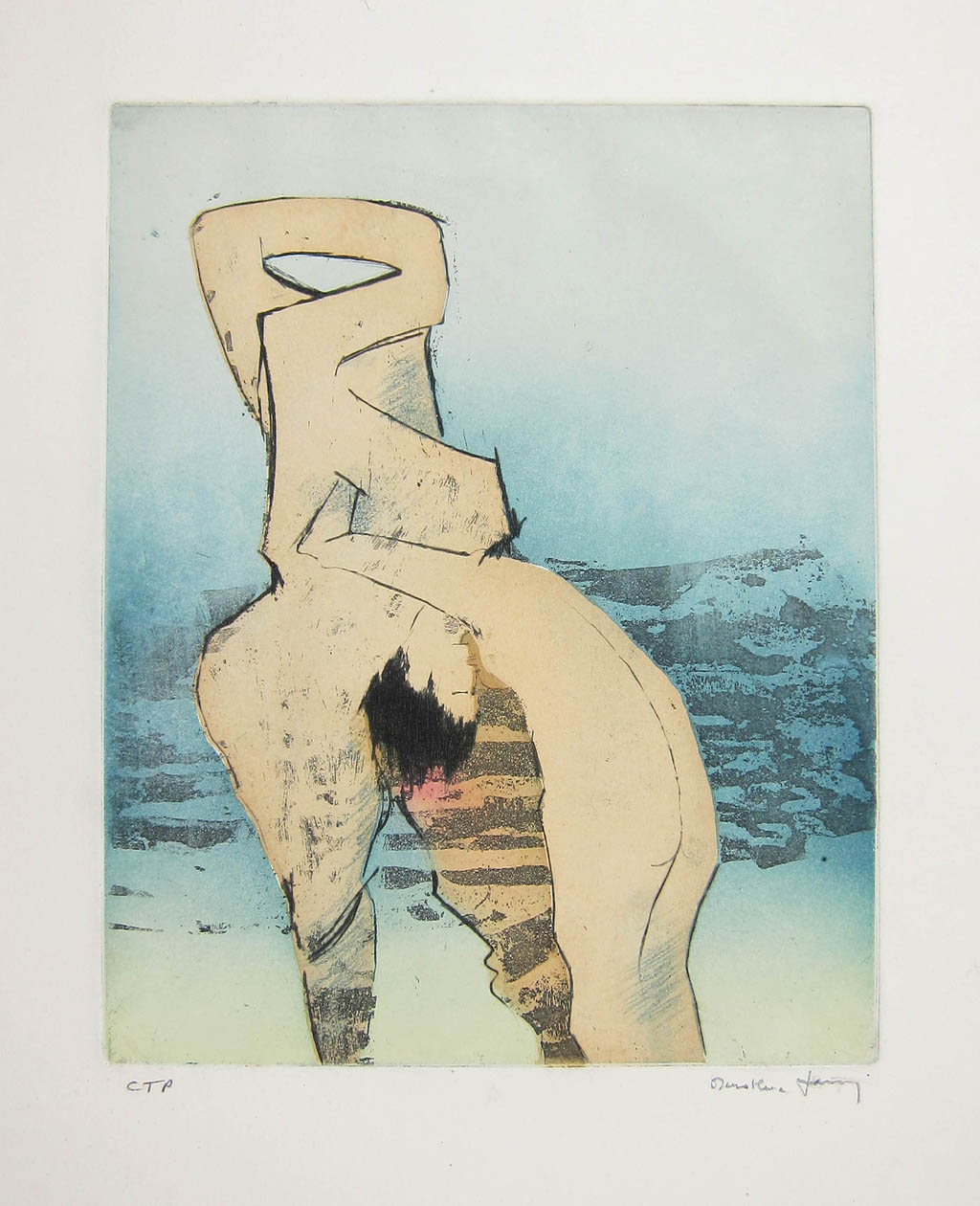 Dorothea Tanning - En chair et en or - Parfois - 1973 color trial proof